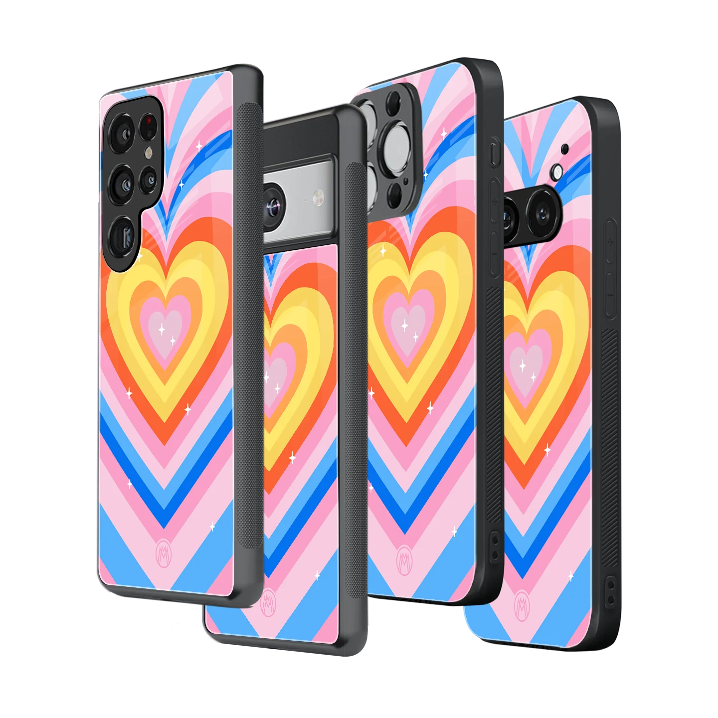 Stylish Glass Back Case for All Smartphones โ iPhone, Samsung, OnePlus, Pixel, Redmi, Oppo, Vivo, Motorola