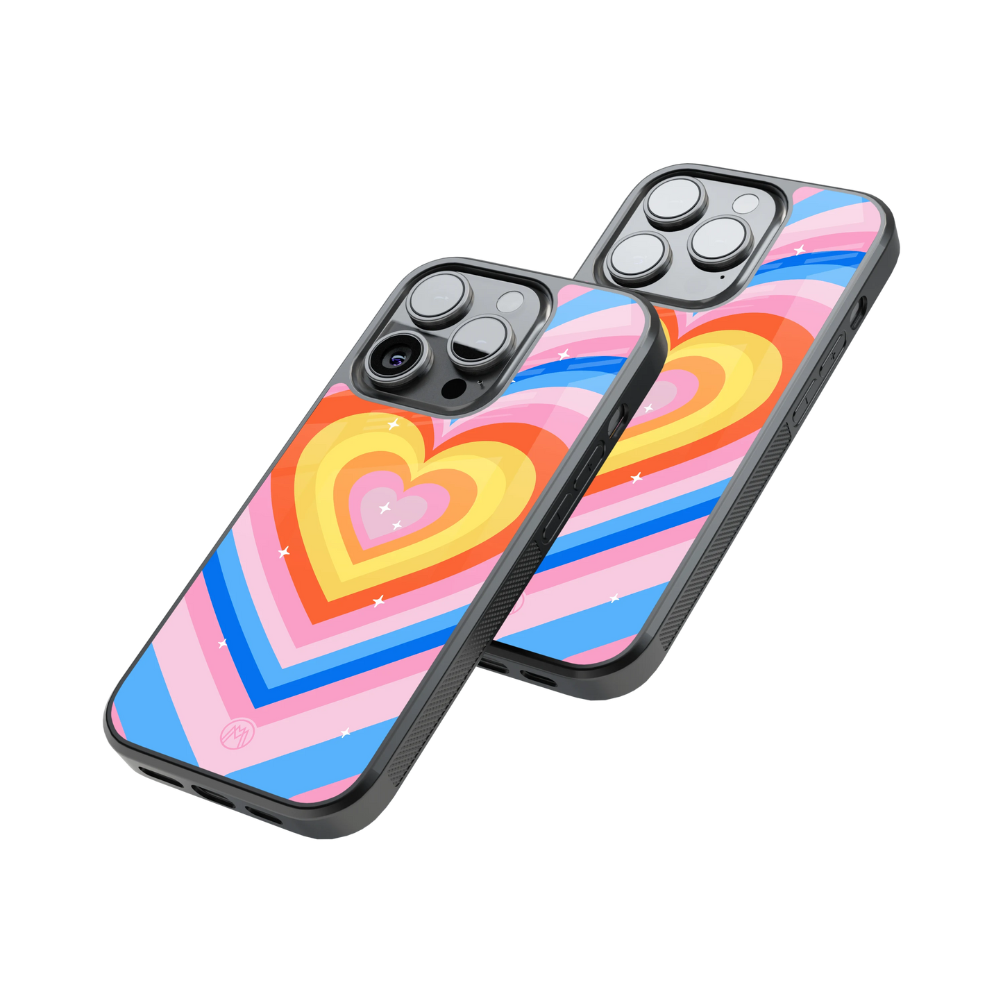 Protective Glass Back Phone Case Compatible with iPhone, Samsung, OnePlus, Pixel & More