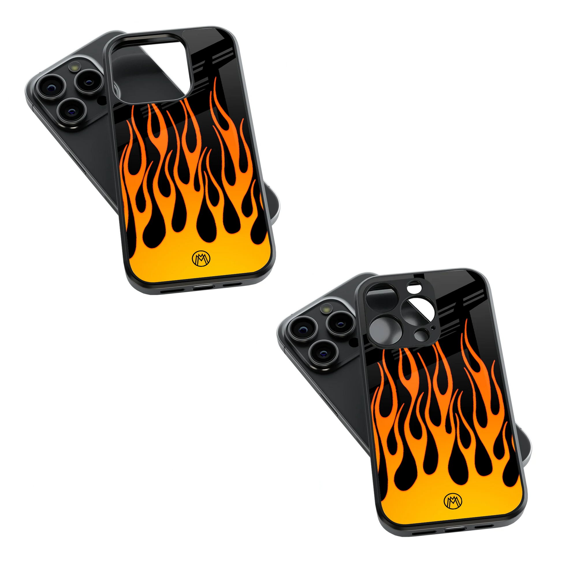 Trendy Glass Back Mobile Case for iPhone, Samsung, Redmi, OnePlus, Google Pixel, Motorola
