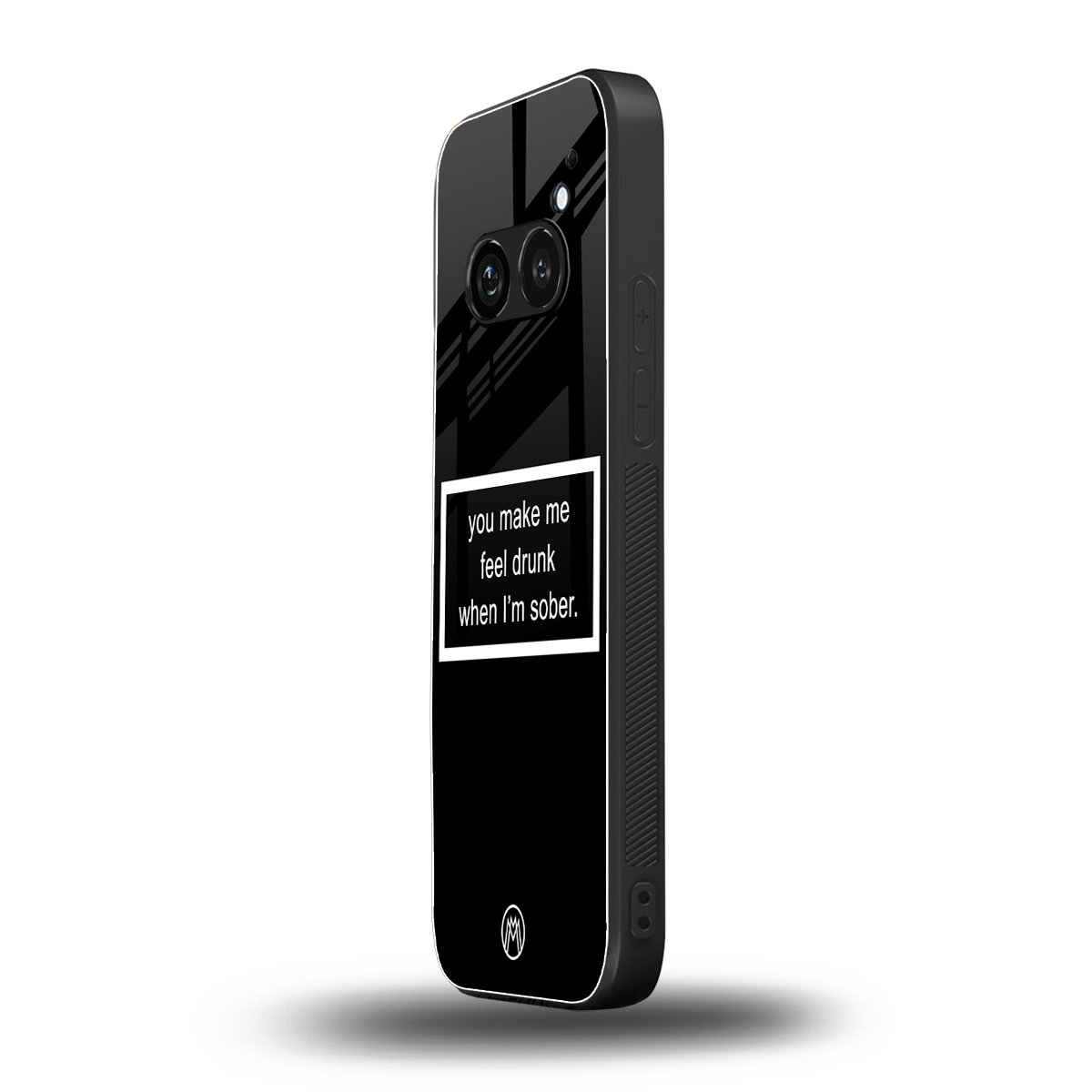you make me feel drunk black edition back phone cover | glass case for nothing phone 2a