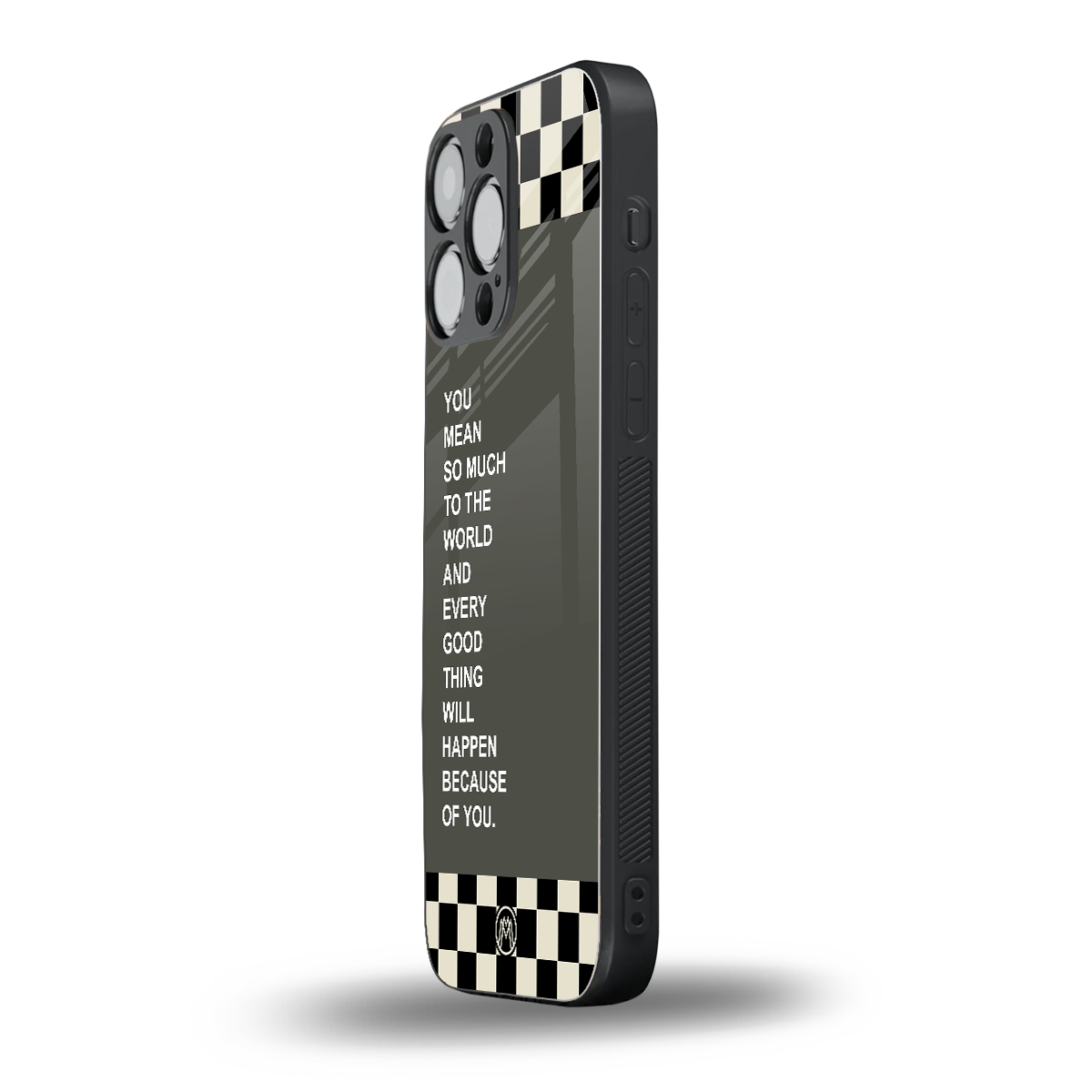 you mean so much to the world back phone cover | glass case for iphone 13 pro max