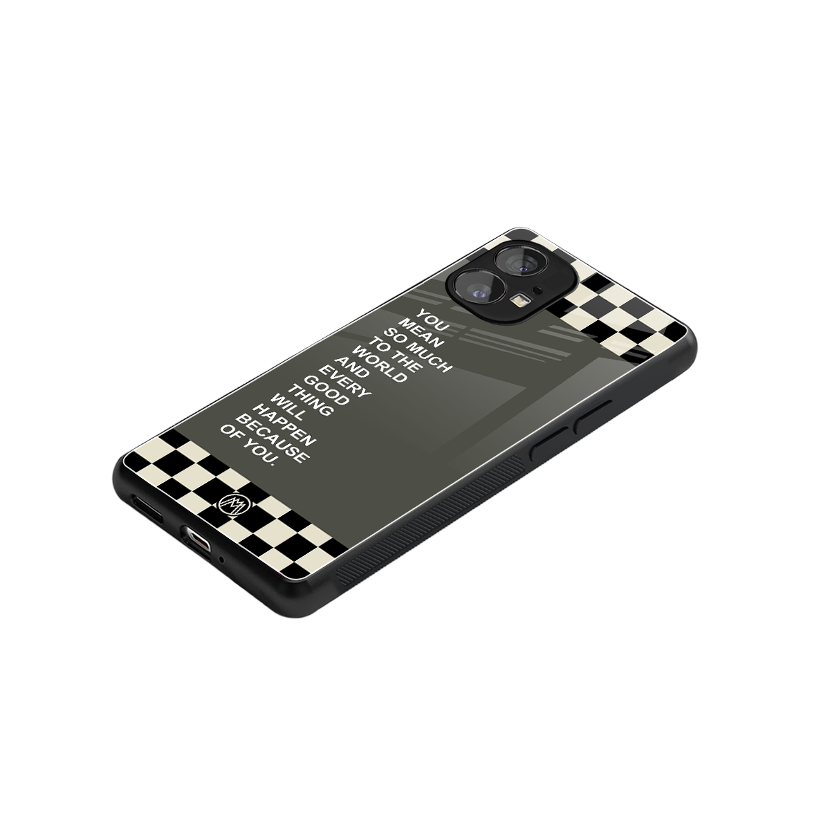 you mean so much to the world back phone cover | glass case for nothing phone 1