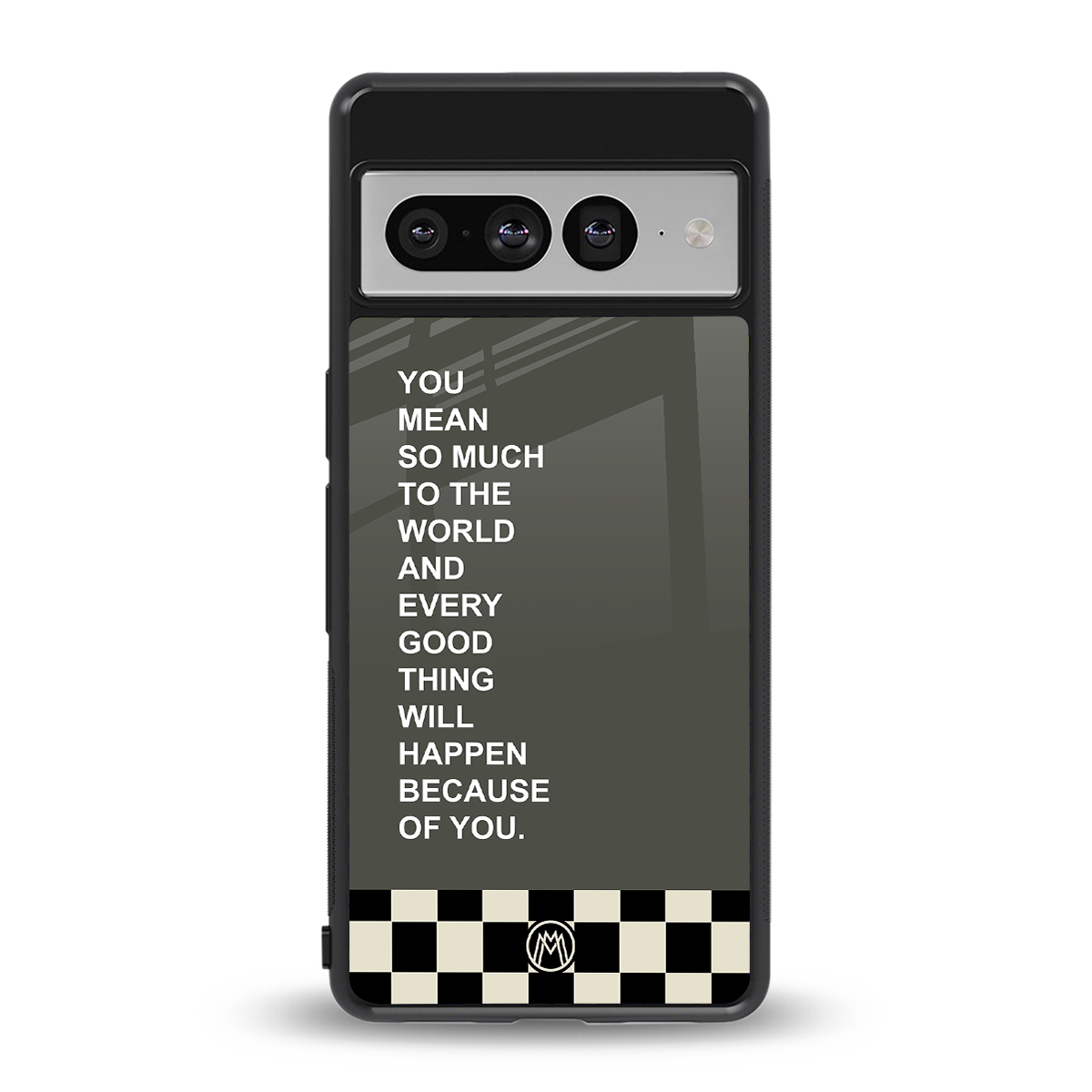 you mean so much to the world back phone cover | glass case for google pixel 7 pro