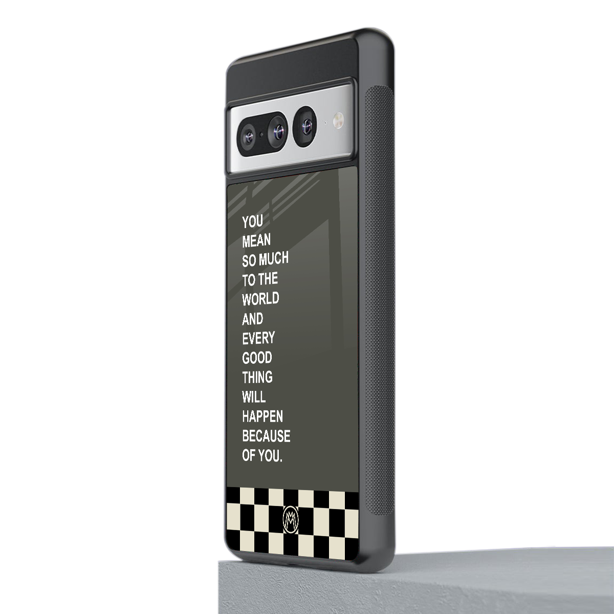 you mean so much to the world back phone cover | glass case for google pixel 7 pro