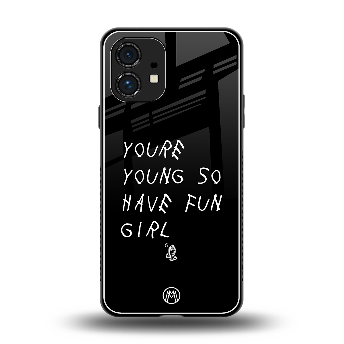 you are young back phone cover | glass case for nothing phone 1