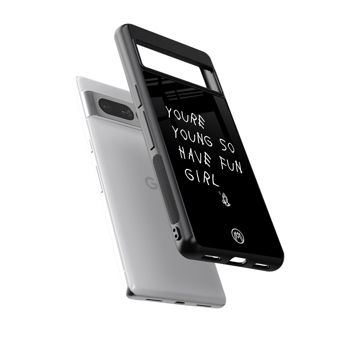 you are young back phone cover | glass case for google pixel 7 pro