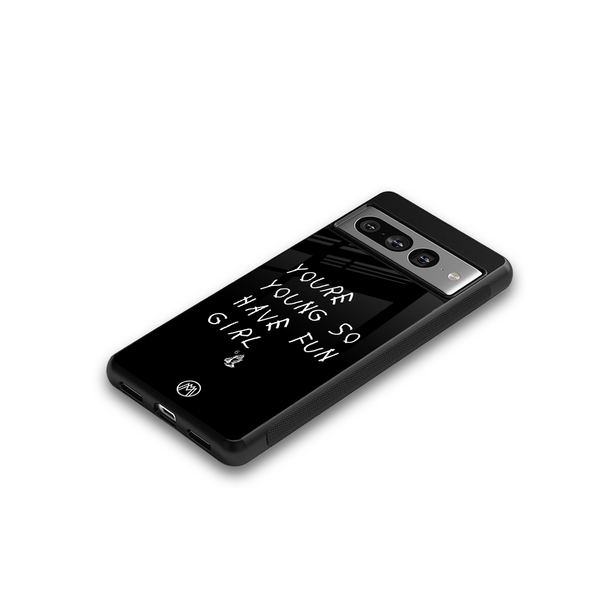 you are young back phone cover | glass case for google pixel 7 pro