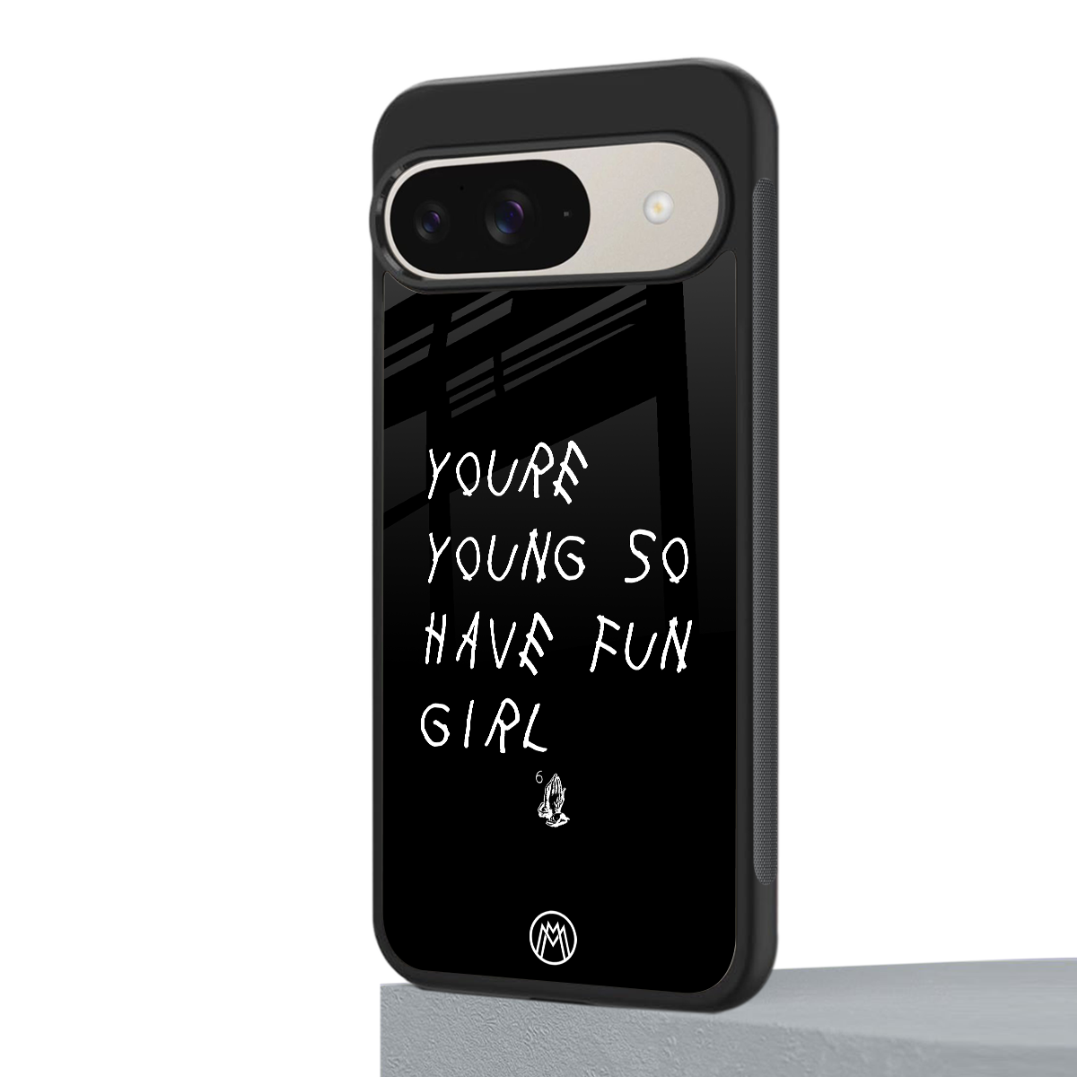 you are young back phone cover | glass case for google pixel 9