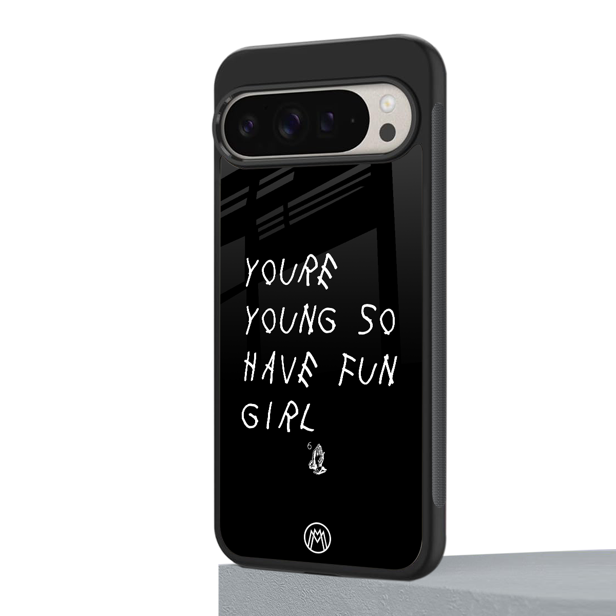 you are young back phone cover | glass case for google pixel 9 pro