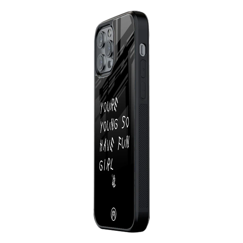 Slim Glass Back Phone Case for Multiple Brands โ iPhone, Samsung, Redmi, OnePlus, Oppo, Vivo
