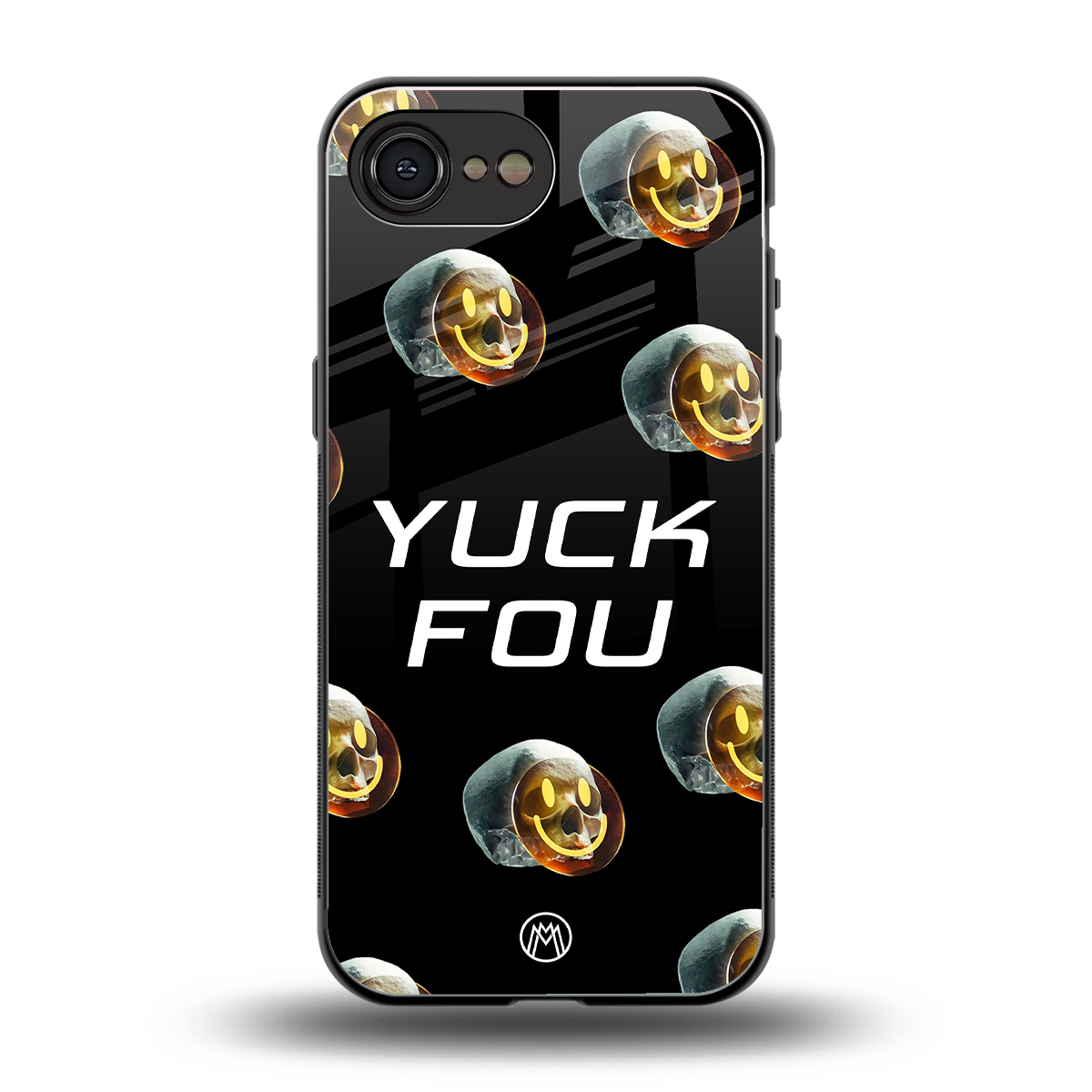 yuck fou back phone cover | glass case for iphone 16e