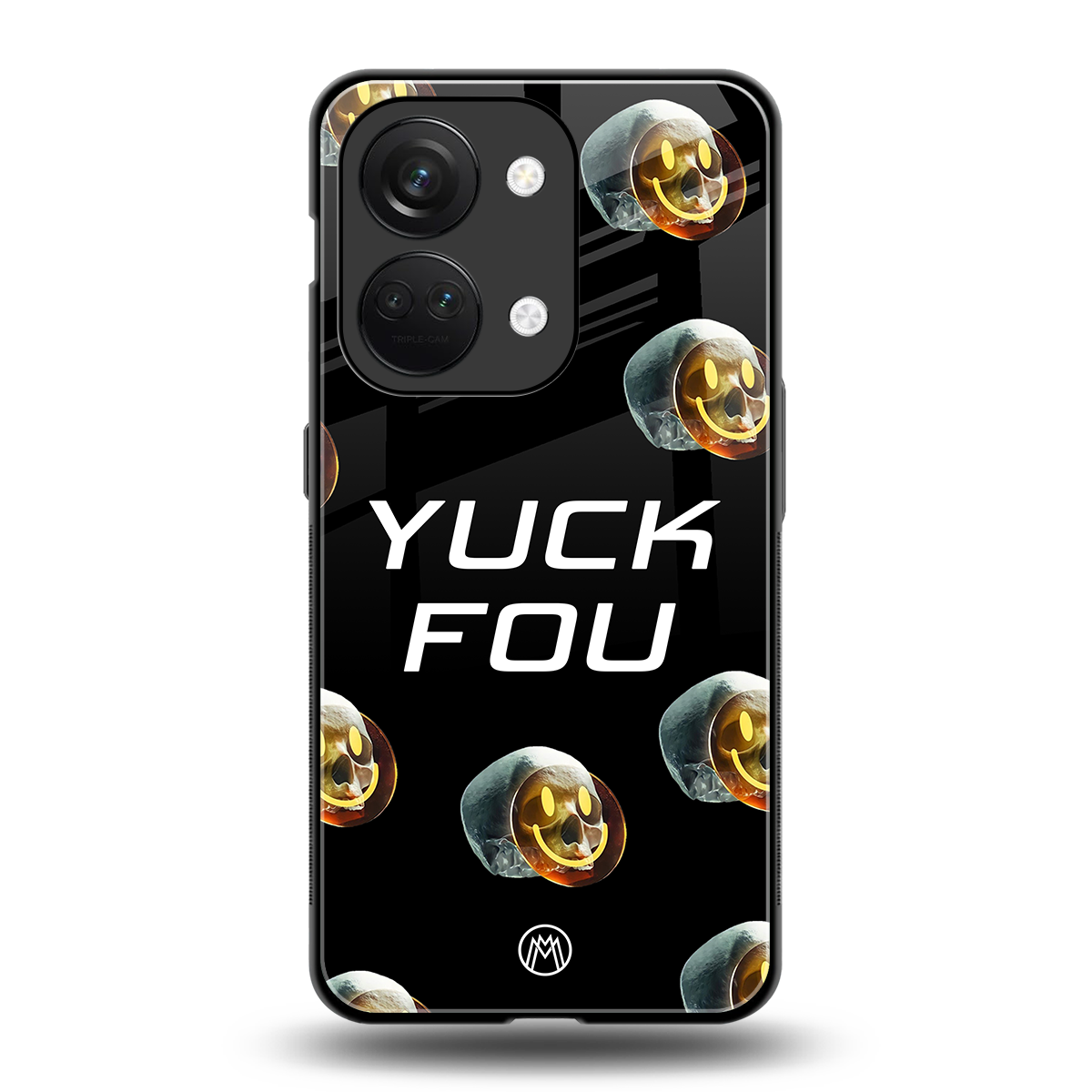 yuck fou back phone cover | glass case for oneplus nord 3