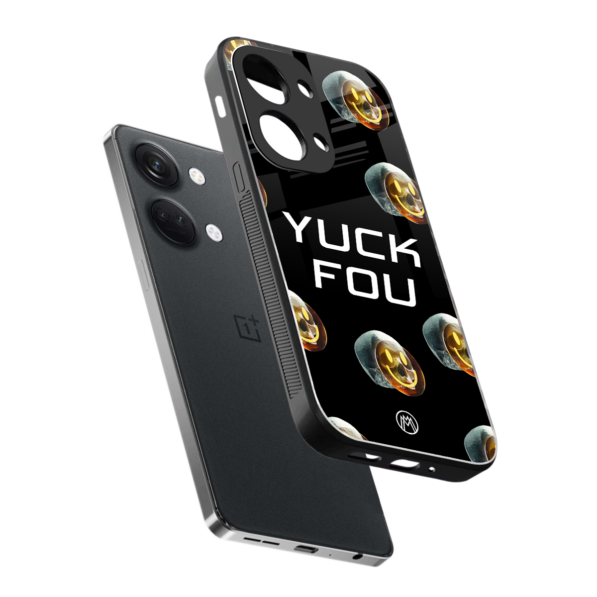 yuck fou back phone cover | glass case for oneplus nord 3