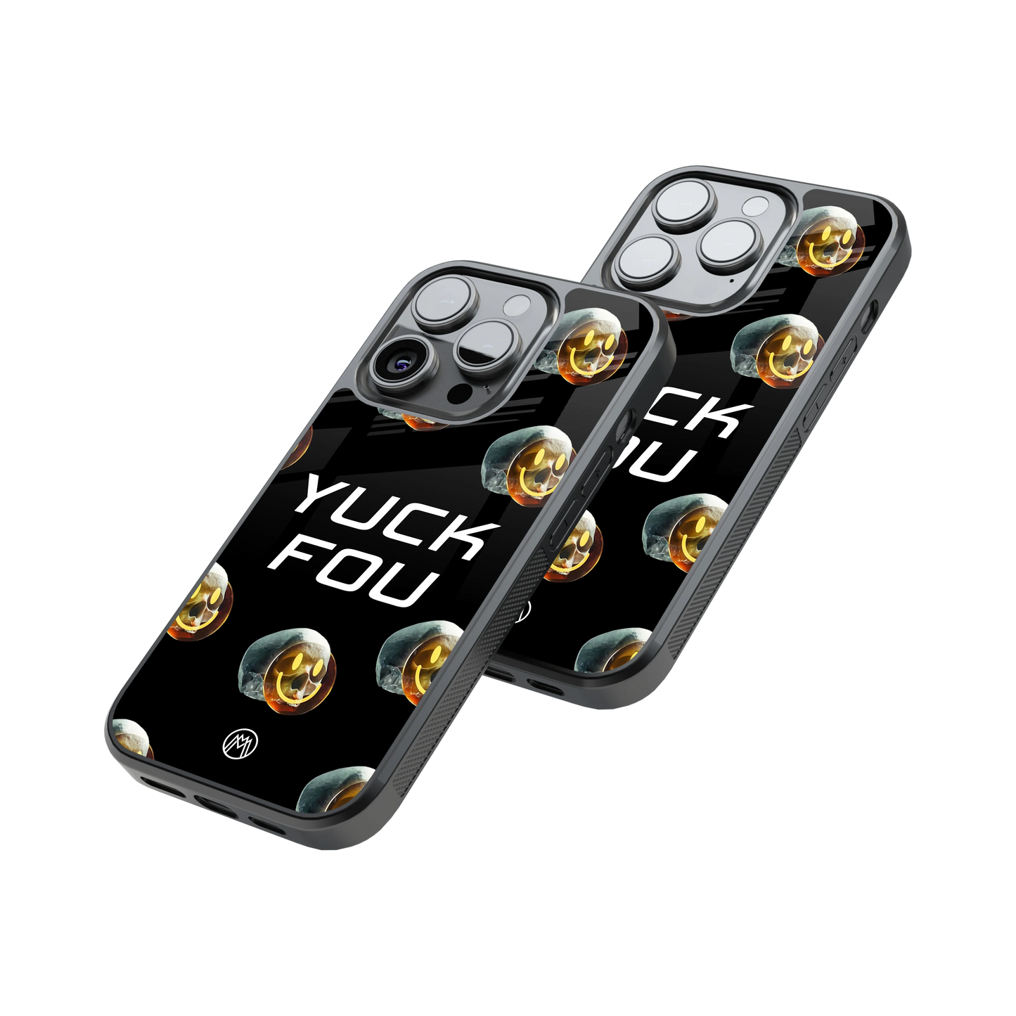 Protective Glass Back Phone Case Compatible with iPhone, Samsung, OnePlus, Pixel & More