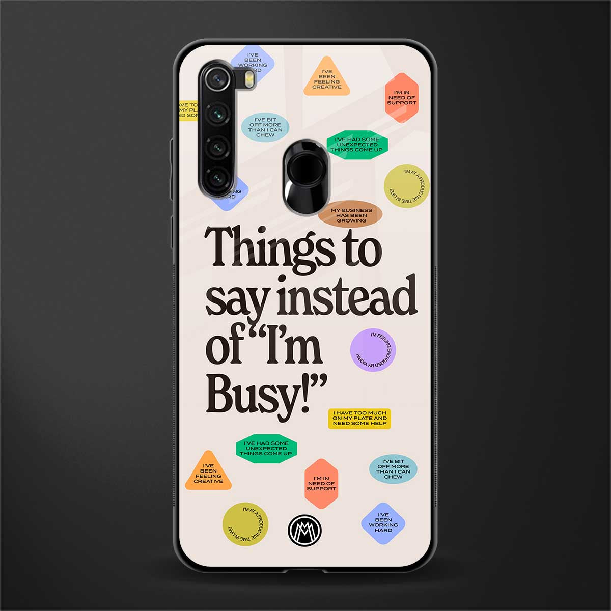 10 things to say glass case for redmi note 8 image