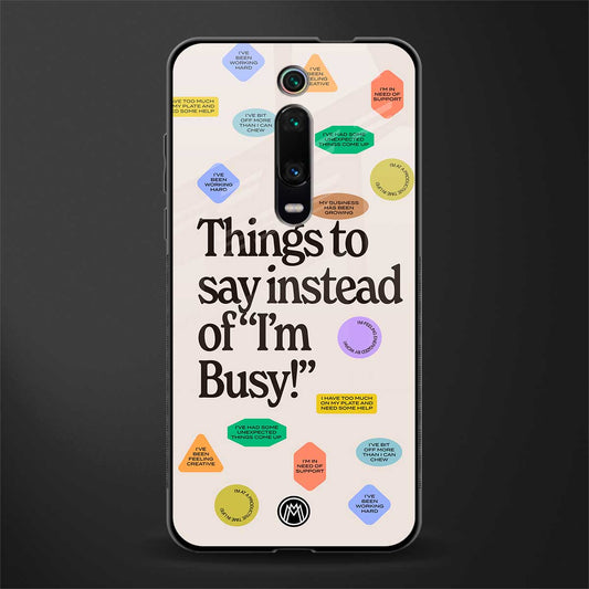 10 things to say glass case for redmi k20 image