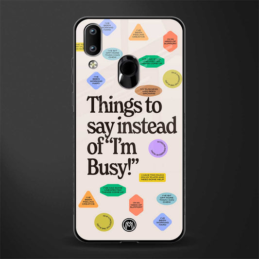 10 things to say glass case for vivo y91 image