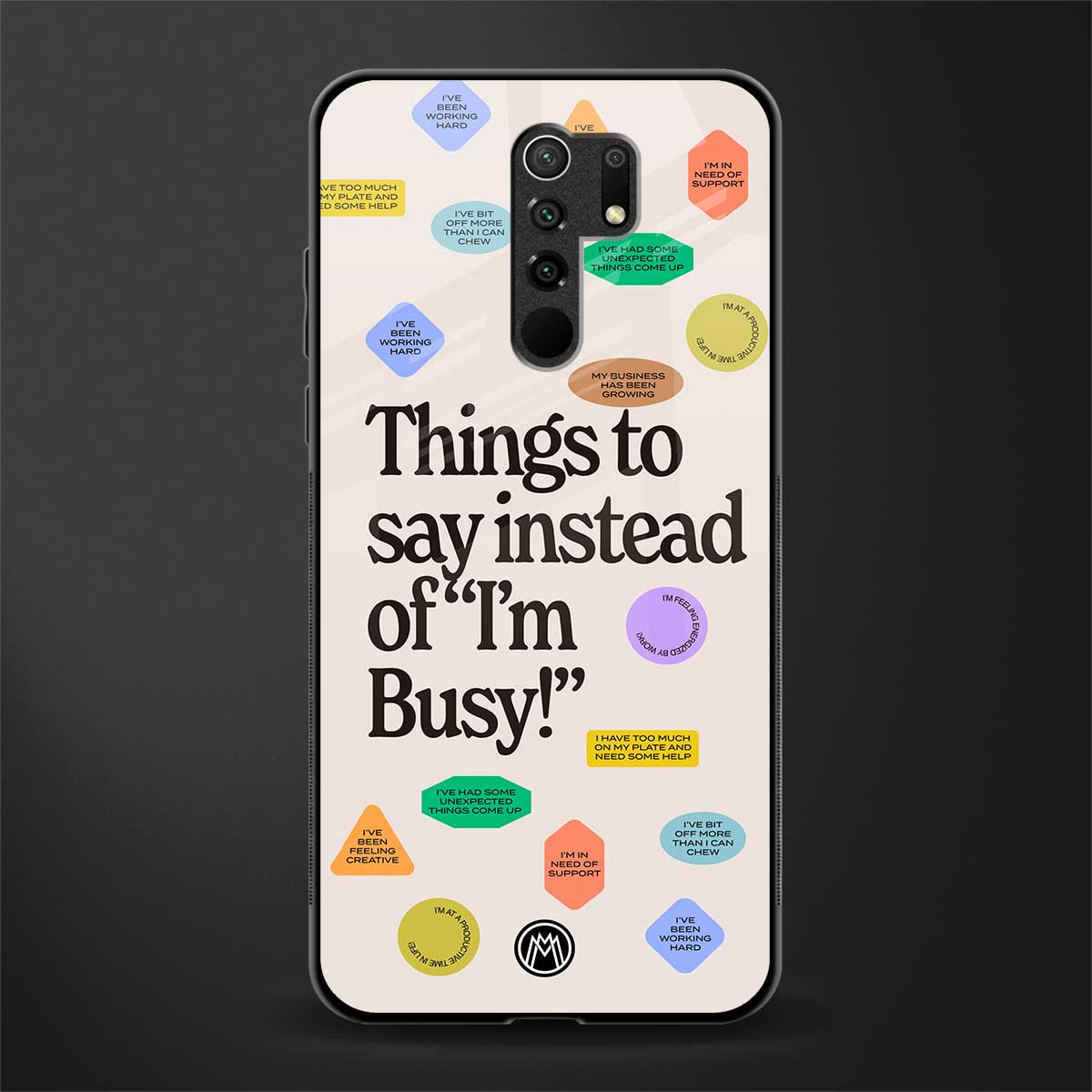 10 things to say glass case for poco m2 image