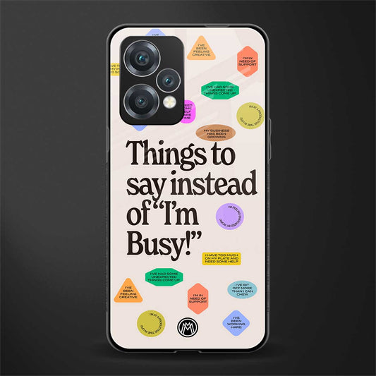 10 things to say back phone cover | glass case for oneplus nord ce 2 lite 5g