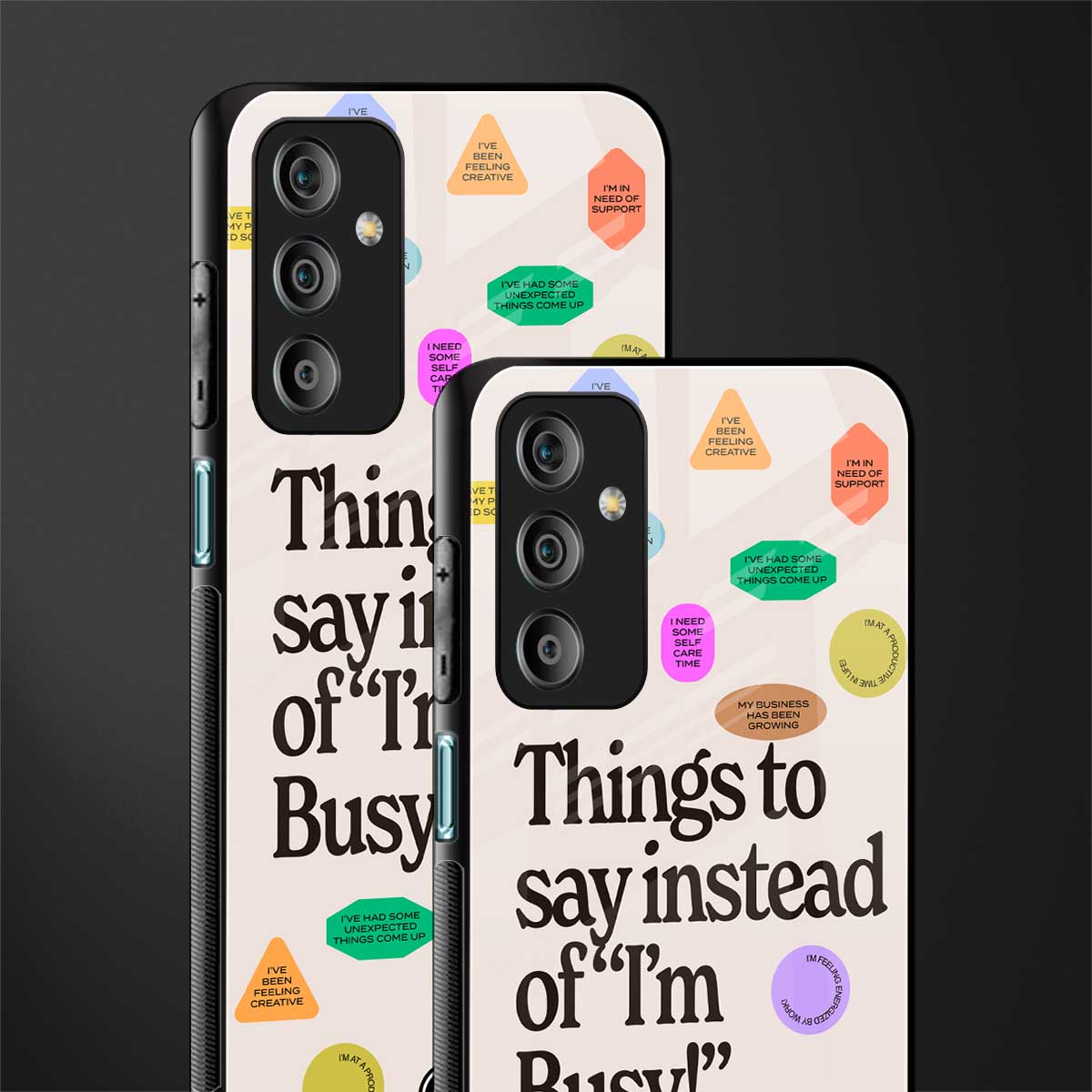 10 things to say back phone cover | glass case for samsung galaxy f23 5g