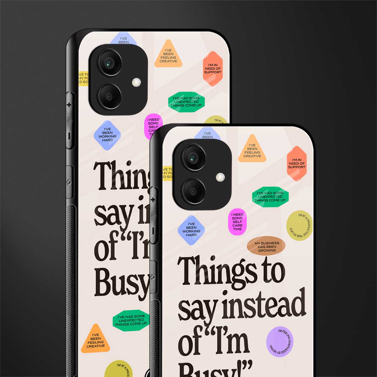 10 things to say back phone cover | glass case for samsung galaxy a04