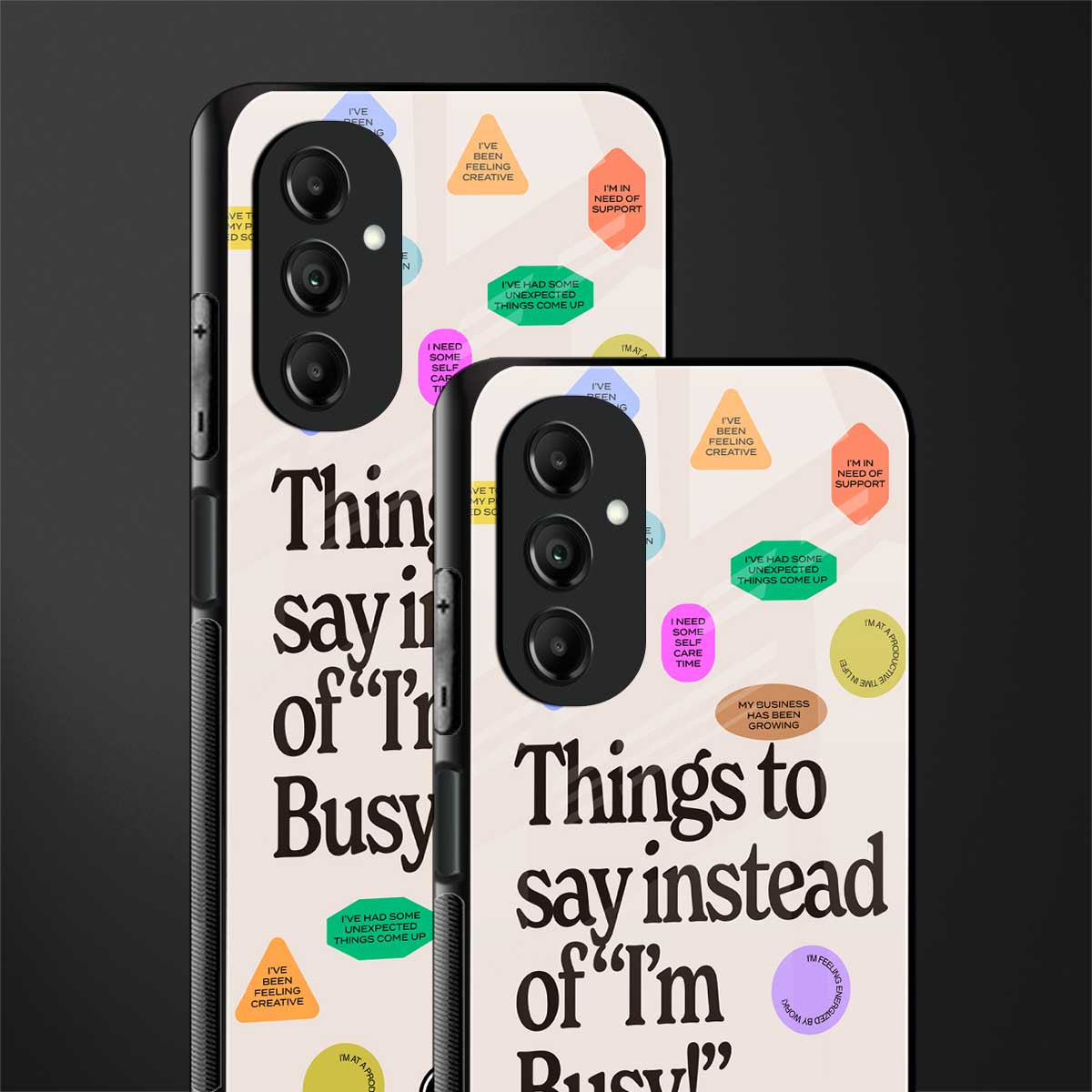10 things to say back phone cover | glass case for samsung galaxy a14 5g