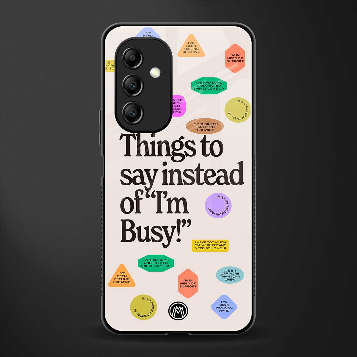 10 things to say back phone cover | glass case for samsung galaxy a14 5g