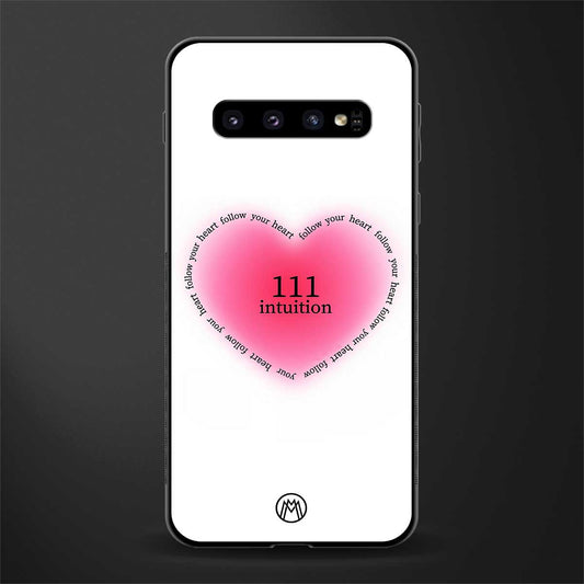 111 intuition glass case for samsung galaxy s10 plus image