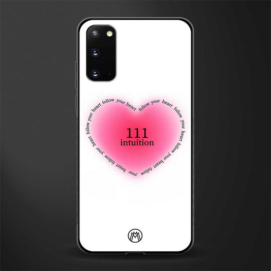 111 intuition glass case for samsung galaxy s20 image