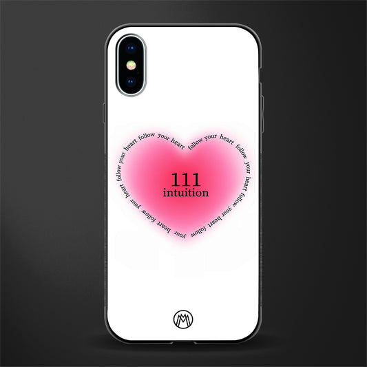 111 intuition glass case for iphone x image