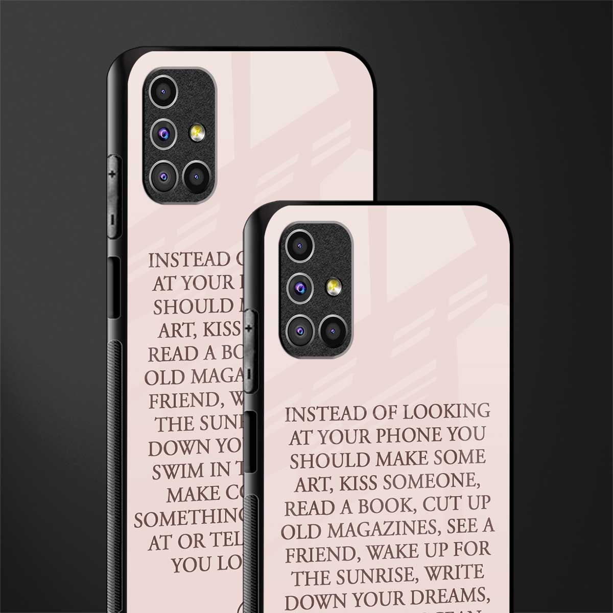 11 things to do glass case for samsung galaxy m31s image-2