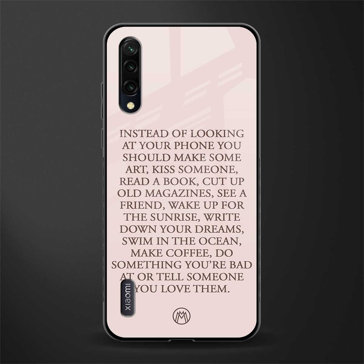 11 things to do glass case for mi a3 redmi a3 image