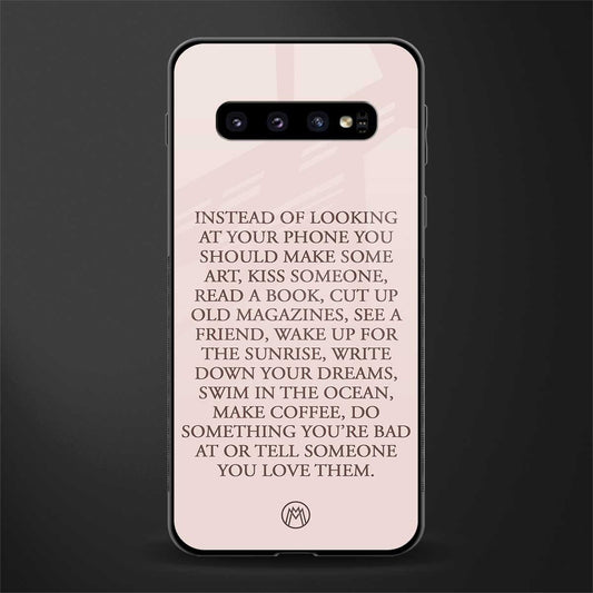 11 things to do glass case for samsung galaxy s10 plus image