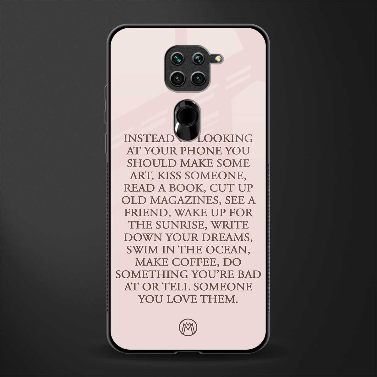 11 things to do glass case for redmi note 9 image