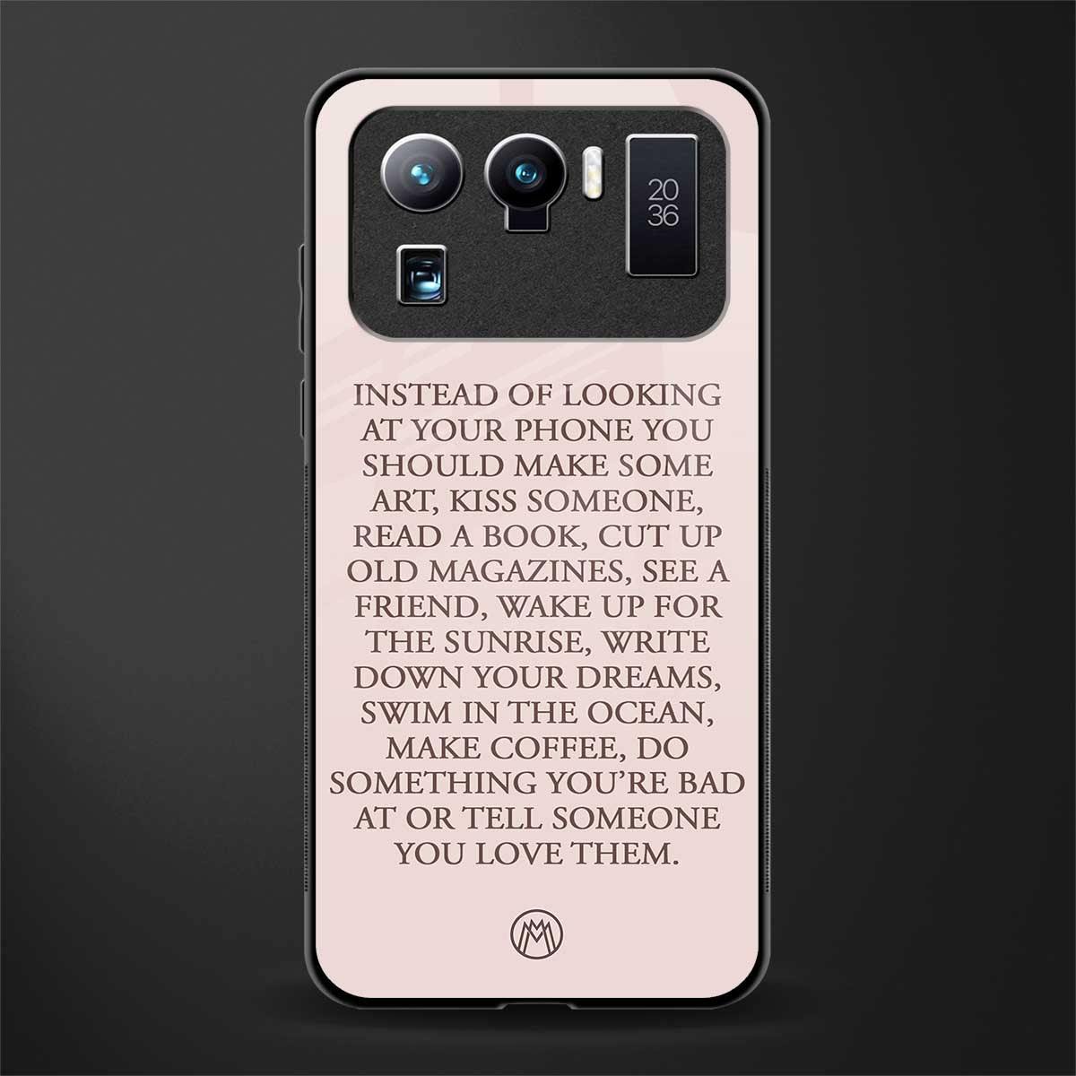 11 things to do glass case for mi 11 ultra 5g image