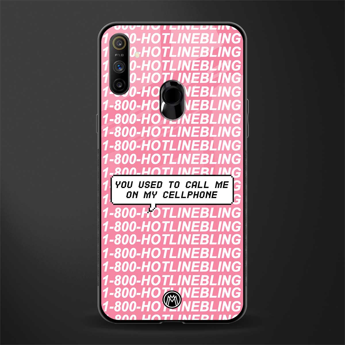 1800 hotline bling phone cover for realme narzo 20a