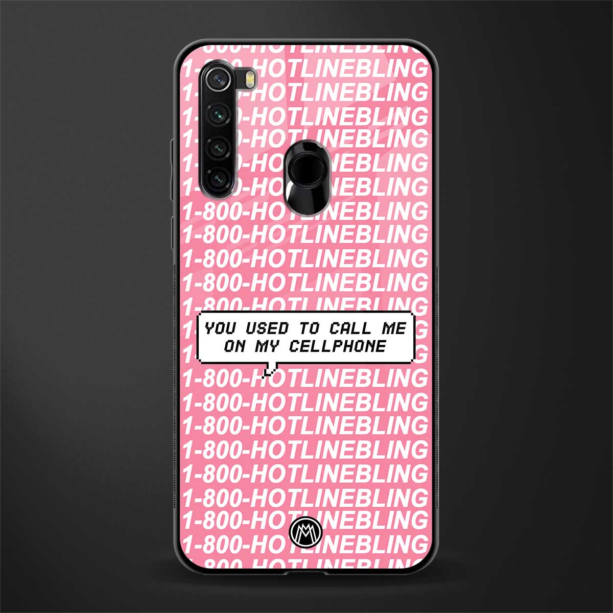 1800 hotline bling phone cover for redmi note 8