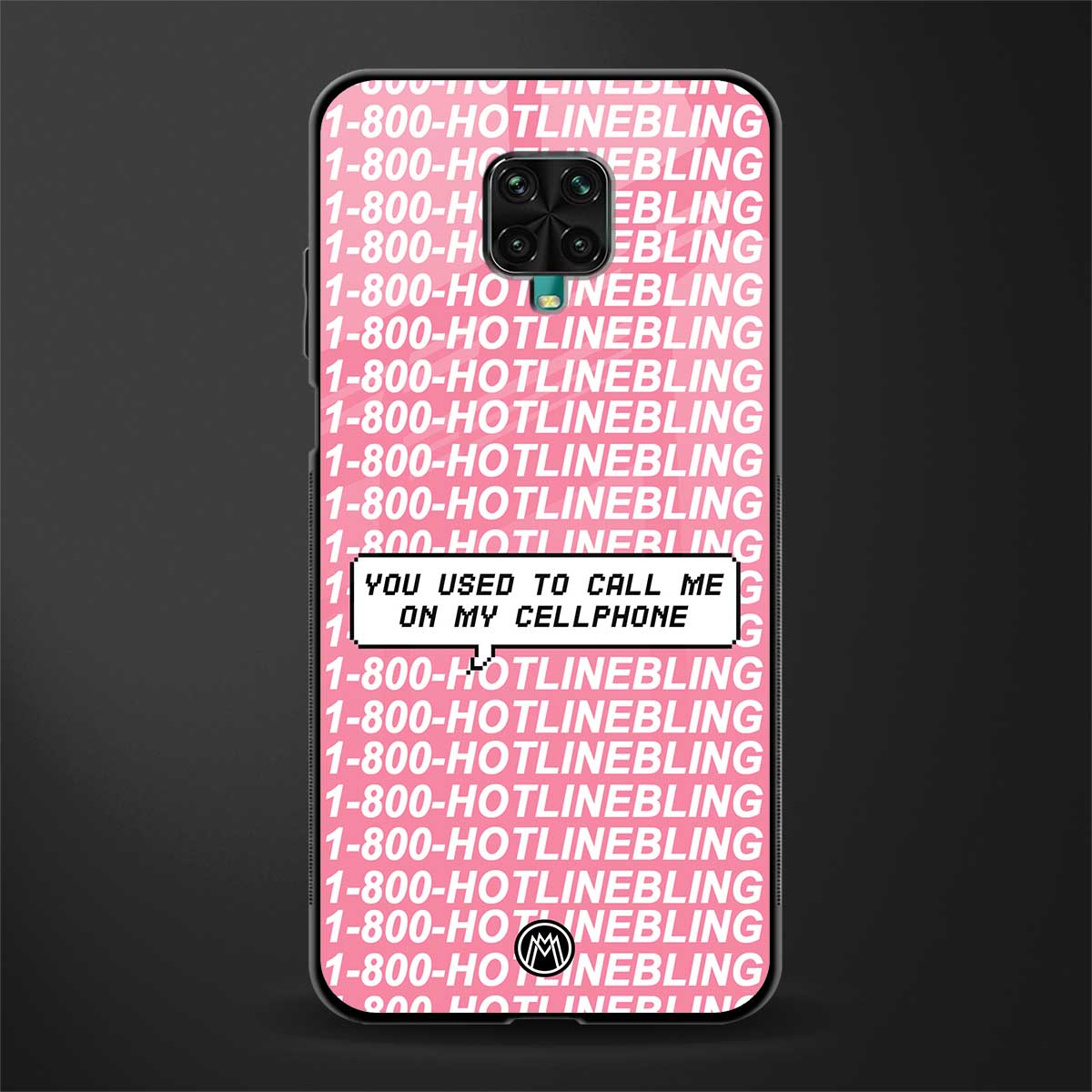 1800 hotline bling phone cover for redmi note 9 pro max