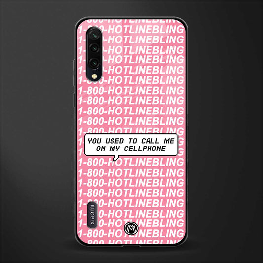 1800 hotline bling phone cover for mi a3 redmi a3