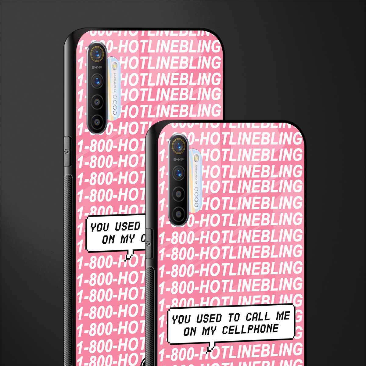 1800 hotline bling phone cover for realme x2