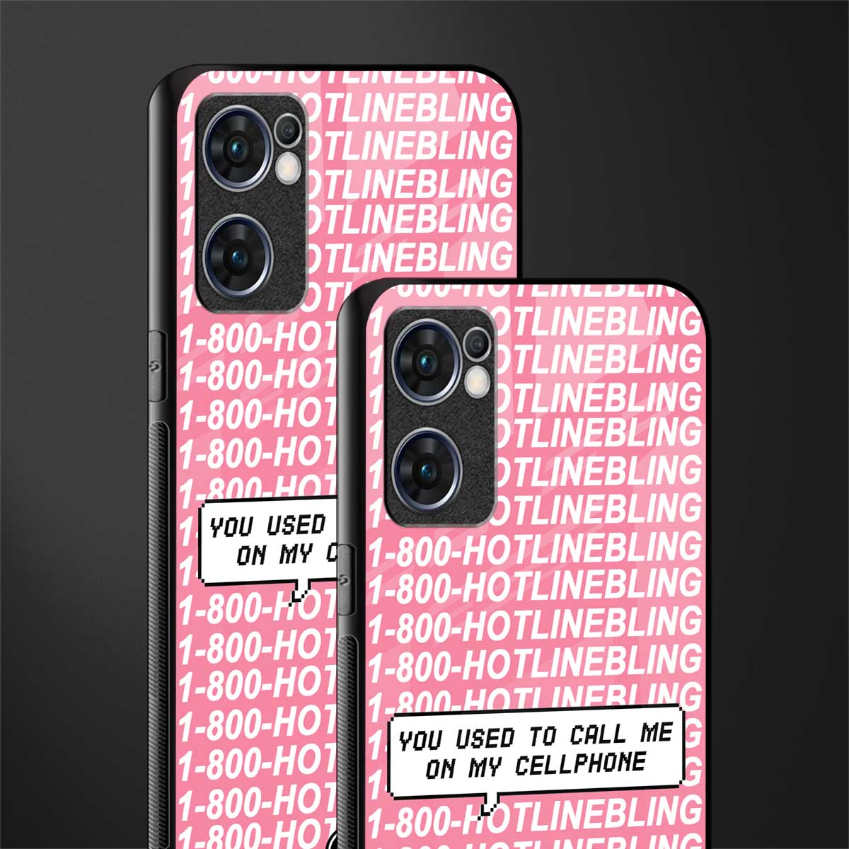 1800 hotline bling phone cover for oppo reno7 5g