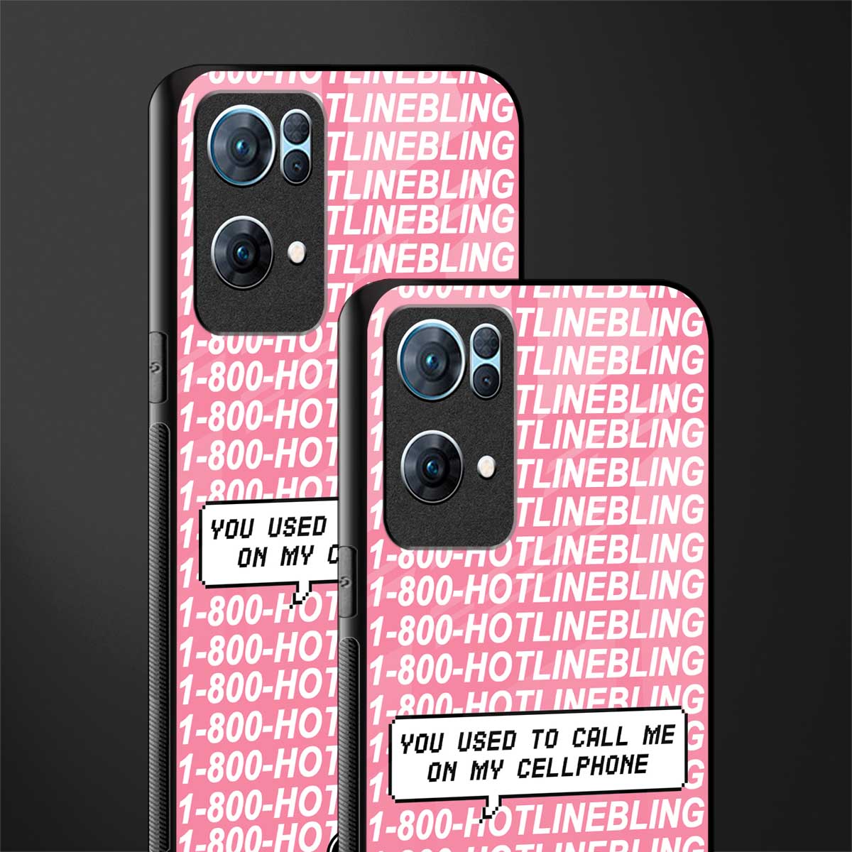 1800 hotline bling phone cover for oppo reno7 pro 5g