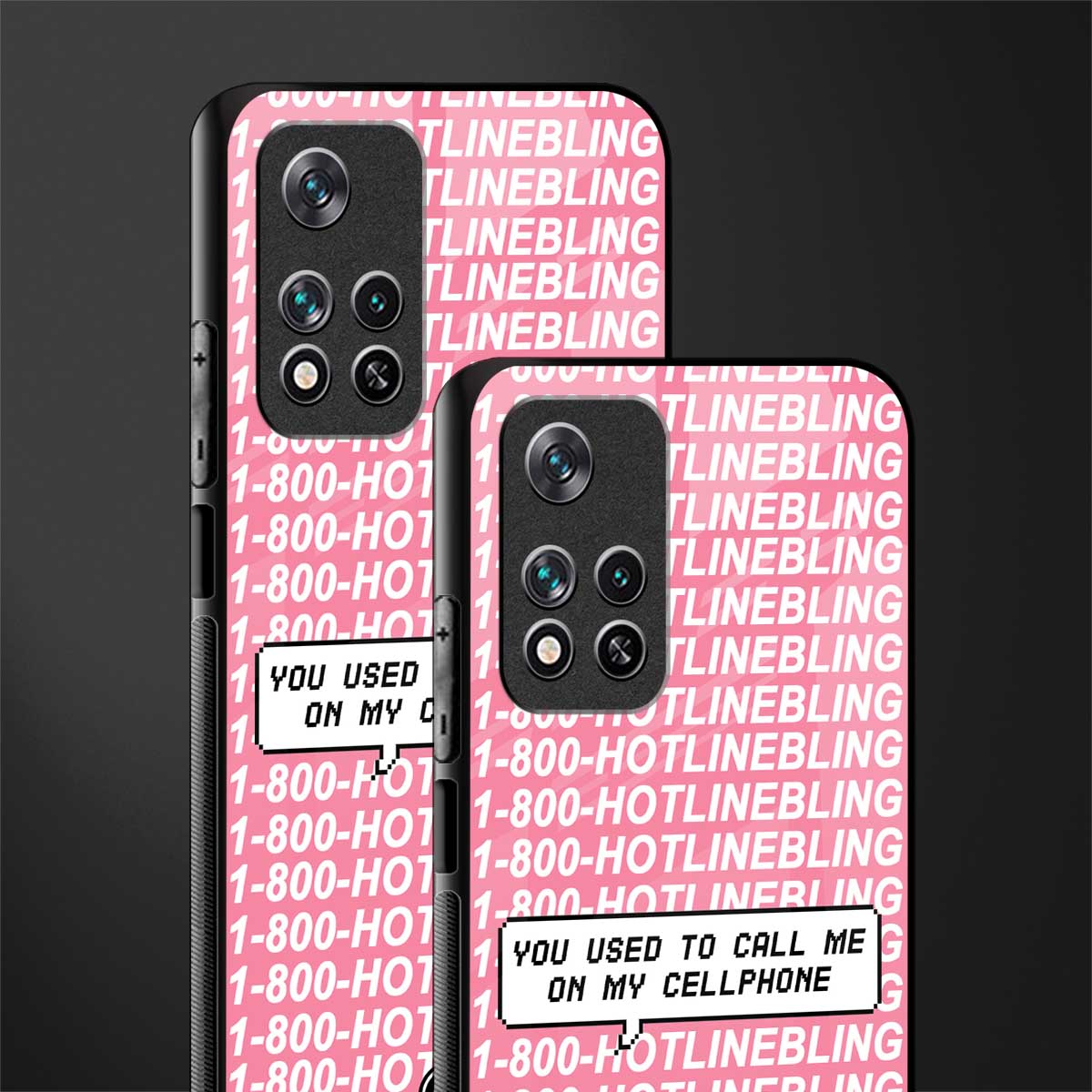 1800 hotline bling phone cover for poco m4 pro 5g