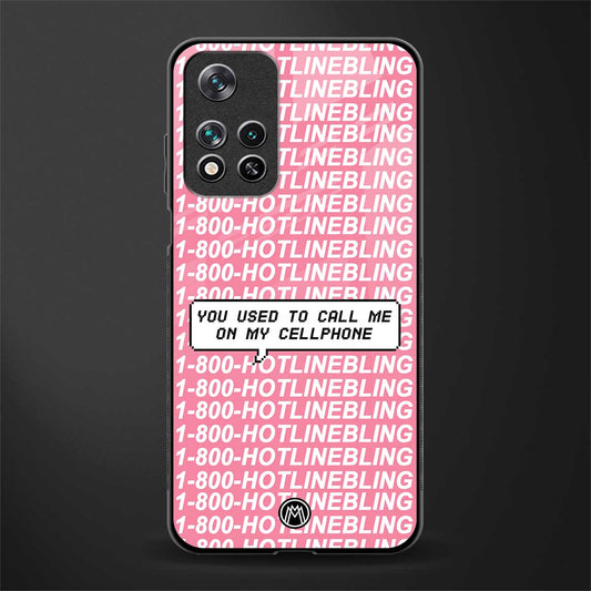 1800 hotline bling phone cover for xiaomi 11i 5g 