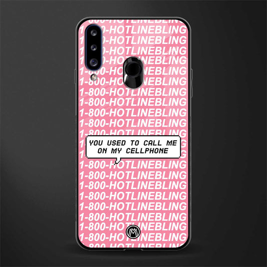 1800 hotline bling phone cover for samsung galaxy a20s 