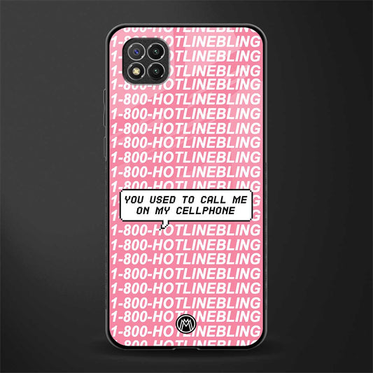 1800 hotline bling phone cover for poco c3 