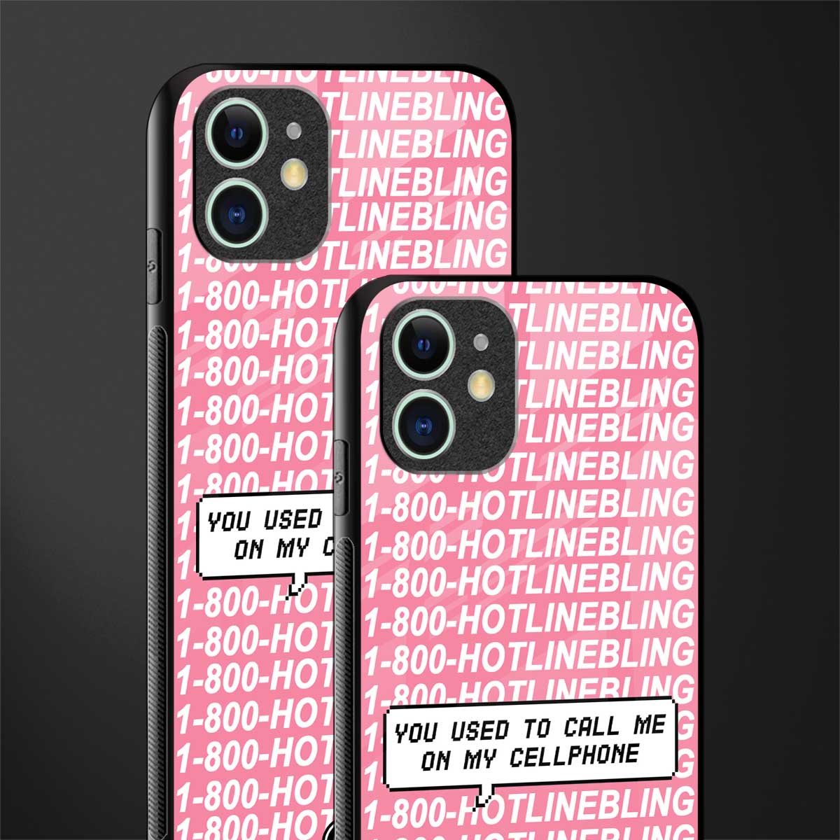 1800 hotline bling phone cover for iphone 12