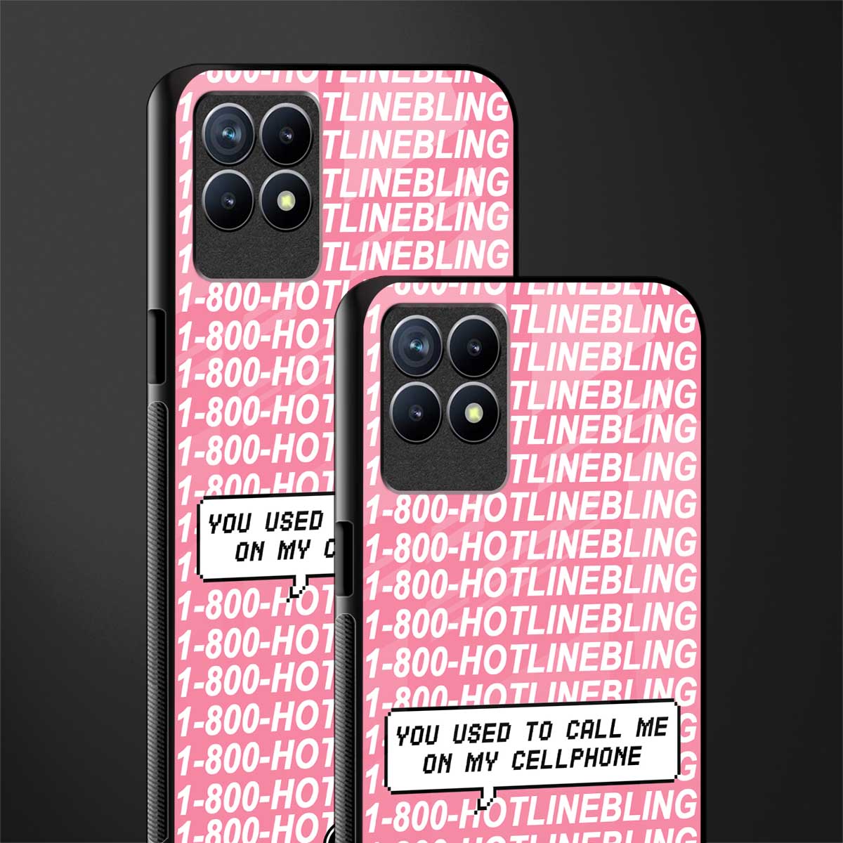 1800 hotline bling phone cover for realme narzo 50