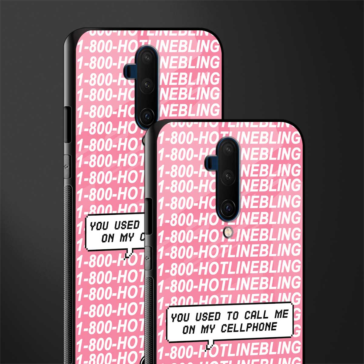 1800 hotline bling phone cover for oneplus 7t pro