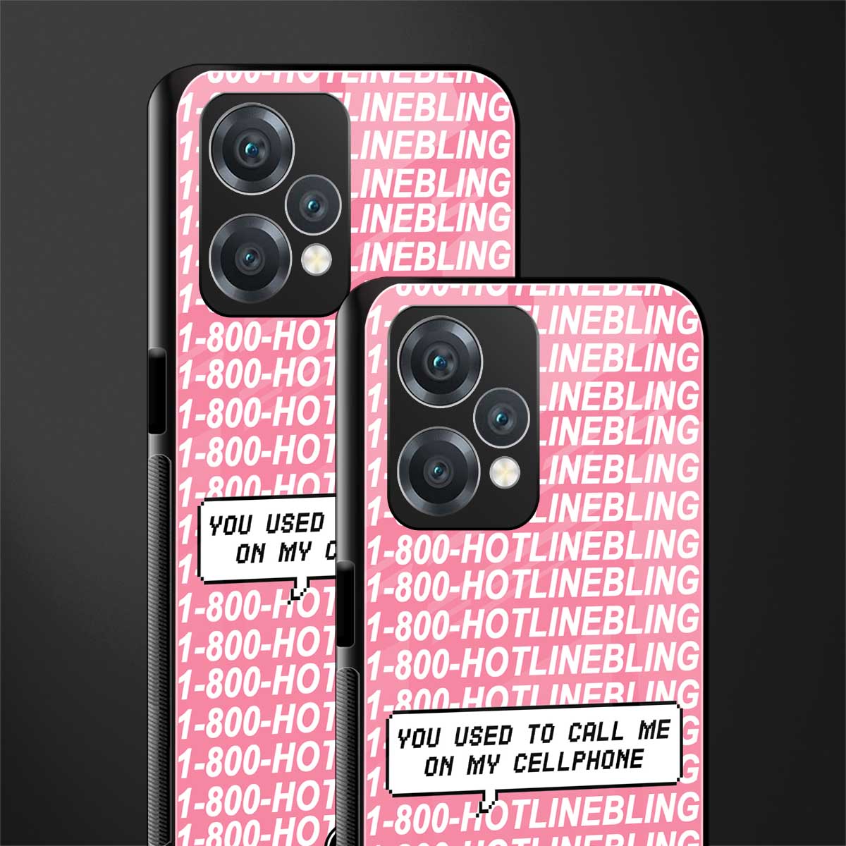 1800 hotline bling back phone cover | glass case for oneplus nord ce 2 lite 5g